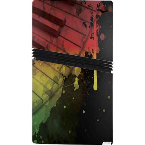 Rasta Color Keys PS5 Pro Console Skin
